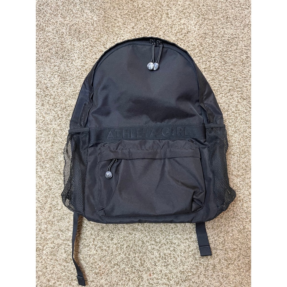 Athleta Girl Black Athletic Backpack School Sports Bag Athleisure